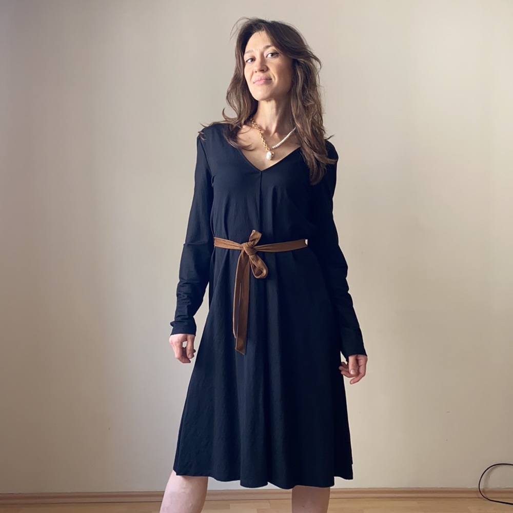 Business casual black dress